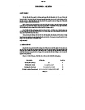 Bài giảng Kỹ thuật số - Chương 1: Các hệ đếm và phương pháp chuyển đổi