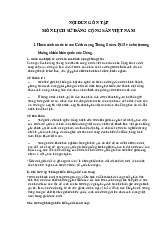 Đề cương ôn tập môn Lịch sử Đảng K60 - Học viện tài chính