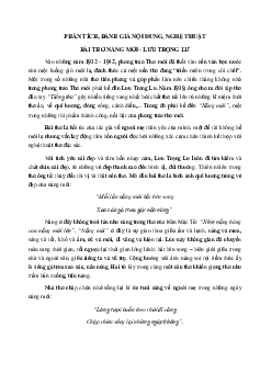 Phân tích, đánh giá nội dung và nghệ thuật bài thơ Nắng mới Ngữ Văn 10 Chân Trời Sáng Tạo