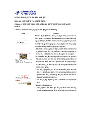 Bài giảng Chương 4: Chủ đề 4.2 môn Con người và môi trường | Trường Đại học Mở Thành phố Hồ Chí Minh