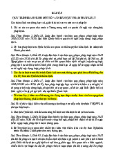 BÀI TẬP QUY TRÌNH BAN HÀNH VĂN BẢN QUY PHẠM PHÁP LUẬT 2015 | Môn Pháp luật đại cương - Học viện Hành chính Quốc gia