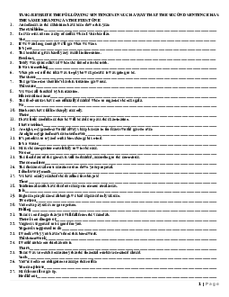 TOP 243 câu - CPE Sentence transformation without key (9 pages)