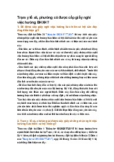 Trạm y tế xã, phường có được cấp giấy nghỉ việc hưởng BHXH?