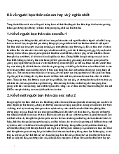 Kể về người bạn thân của em hay và ý nghĩa nhất | Tiếng Việt 5