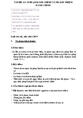 Vấn đề 11 vi phạm và trách nhiệm hành chính môn Luật hành chính | Trường đại học Mở Hà Nội