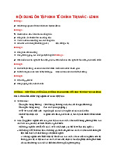 Đề cương ôn tập Môn Kinh tế chính trị Mác - Lênin | Đại học Sư Phạm Hà Nội