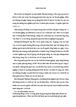 Khóa luận tốt nghiệp Quản trị kinh doanh với đề tài "Phân tích thực trạng hoạt động của ngân hàng Phương Đông (OCB) chi nhánh Đắk Lak)