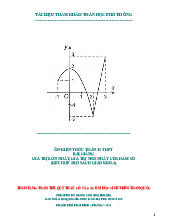 Ôn kiến thức, luyện kỹ năng bài giảng GTLN – GTNN của hàm số