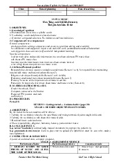 Giáo án ôn tập Global Success English 10 Unit 3