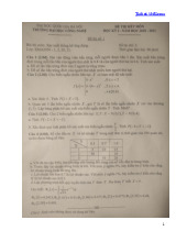 Đề thi Xác suất thống kê ứng dụng đề số 1 kỳ 1 năm học 2020-2021 | Trường Đại học Công nghệ, Đại học Quốc gia Hà Nội