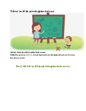 Viết bài văn kể lại một trải nghiệm buồn của em - Ngữ văn 6