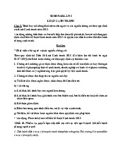 Seminar lần 2 môn Luật cạnh tranh | Trường Đại học Kinh Doanh và Công Nghệ Hà Nội