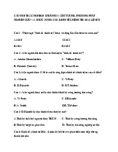 Câu hỏi trắc nghiệm Chương 2 | Kinh tế chính trị Mác - Lênin | Đại học Tôn Đức Thắng