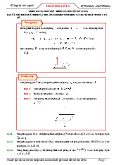 HH-C5-PHƯƠNG TRÌNH MẶT PHẲNG (TL-TN)