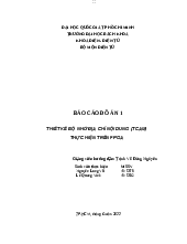Báo cáo đồ án 1 Thiết kế bộ nhớ địa chỉ nội dung (TCAM) thực hiện trên FPGA - Vật lí bán dẫn | Trường Đại học Bách khoa Thành phố Hồ Chí Minh