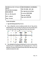 Thuyết minh dự án cuối khóa HK1 năm học 2025-2026 môn Lập trình căn bản Python | Trường Đại học Sư phạm Kỹ thuật Thành phố Hồ Chí Minh