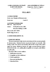 Syllabus for Principles of Microeconomics | Microeconomics | Trường Đại học Quốc tế, Đại học Quốc gia Thành phố Hồ Chí Minh