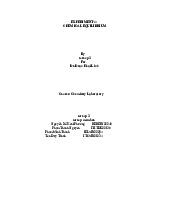 Report 4 - Investigation of Chemical Equilibrium | Môn Chemistry for BME Laboratory - Trường Đại học Quốc tế, Đại học Quốc gia Thành phố Hồ Chí Minh