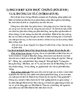 PHÂN BIỆT KTH THỰC CHỨNG (POSITIVE) VÀ KTH CHUẨN TẮC (NORMATIVE)