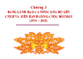 Bài giảng chương 3 - Lịch Sử Đảng Cộng Sản Việt Nam | Đại học Tôn Đức Thắng