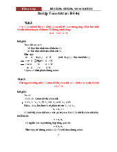 Đề cương môn Toán rời rạc - Trường Đại học lao động -  xã hội.