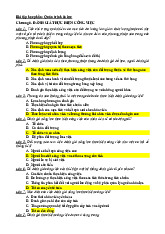 Bài tập Trắc nghiệm Chương 6 Đánh giá thực hiện công việc Môn Quản trị nhân lực | Đại học Kinh Tế Quốc Dân