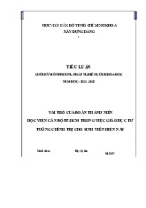 TIỂU LUẬN  CUỐI KỲ MÔN PHƯƠNG PHÁP NGHIÊN CỨU KHOA HỌC  NĂM HỌC: 2022 -2023 | Học viện Hành chính Quốc gia