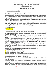 Đề thi ngoại - y đa khoa | Đại học Y khoa Phạm Ngọc Thạch