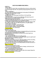 Phân tích thiết kế hệ thống - Công nghệ thông tin | Đại học Công nghệ Giao thông vận tải