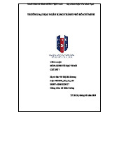 Tiểu Luận Kinh Tế Học Vi Mô (MÔN: KINH TẾ HỌC VI MÔ - MES302)