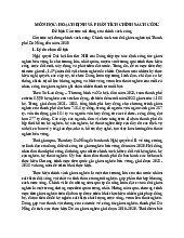 Đề bài: Cấu trúc nội dung của chính sách công. Môn học: hoạch định và phân tích chính sách công