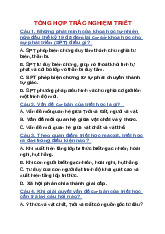  Đề cương môn Triết học Mac Lênin  - trường đại học kinh tế- tài chính thành phố Hồ chí minh