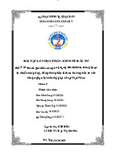 Đánh giá tiềm năng ứng dụng blockchain trong quản lý chuỗi cung ứng | Môn Kinh tế đầu tư - Đại học Kinh Tế Quốc Dân