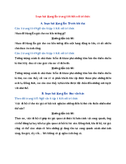 Soạn bài Hang Én trang 116 | Ngữ Văn 6 Kết nối tri thức