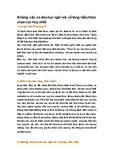 Những câu ca dao tục ngữ nói về lòng hiếu thảo chọn lọc hay nhất