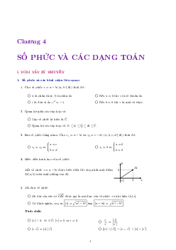 Số phức và các dạng toán – Phùng Hoàng Em Toán 12