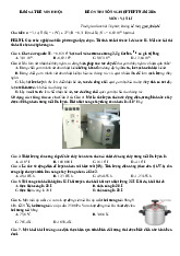 Đề thi thử tốt nghiệp THPT 2025 môn Vật lí bám sát đề minh họa - Đề 2