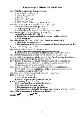 Bài tập chương: Nhiệt động của hệ nhiệt hóa | Bài giảng môn Hóa lý | Đại học Bách khoa hà nội