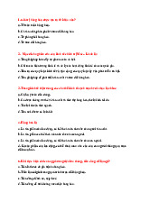 Kinh Tế Chính Trị - Chương 2: Tổng Hợp Kiến Thức Cần Thiết