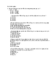 TRắc nghiệm môn lịch sử Đảng  -Trường Đại học công đoàn