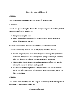 Cảm nhận bài thơ Nắng mới (Dàn ý + 4 Mẫu) | Văn mẫu lớp 10 Chân trời sáng tạo