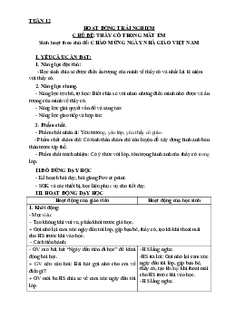 Chủ đề: Mái trường em yêu - Tuần 12 | Hoạt động trải nghiệm 3 | Kết nối tri thức