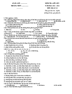 Giải đề thi giữa học kì 1 lớp 10 năm 2023 - 2024 sách Kết nối tri thức với cuộc sống | Địa lí 10 đề 1