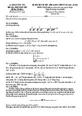 Đề thi thử Toán (chuyên) vào lớp 10 năm 2025 đợt 1 trường chuyên Hùng Vương – Phú Thọ có đáp án