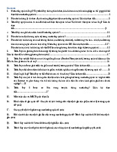 Đề cương Môn Marketing quốc tế | Đại học Kinh Tế Quốc Dân