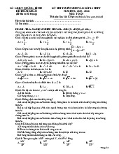 Đề tham khảo tuyển sinh lớp 10 môn Toán năm 2025 – 2026 sở GD&ĐT Quảng Bình có đáp án