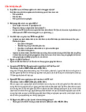 Câu hỏi ôn tập Môn Luật hình sự | Trường Đại học Luật Hà Nội