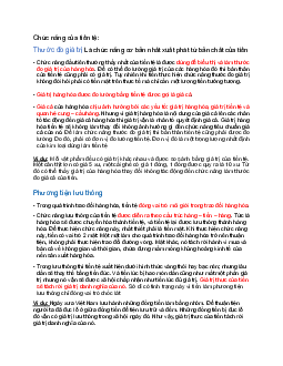 Lý thuyết về Chức năng tiền tệ