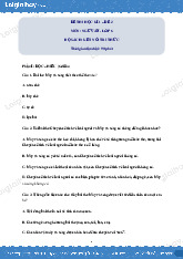 Đề thi học kỳ 1 - Đề 2 môn Ngữ văn Lớp 6