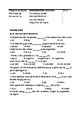 Đề kết thúc học phần - Writing | Trường Đại Học Duy Tân
